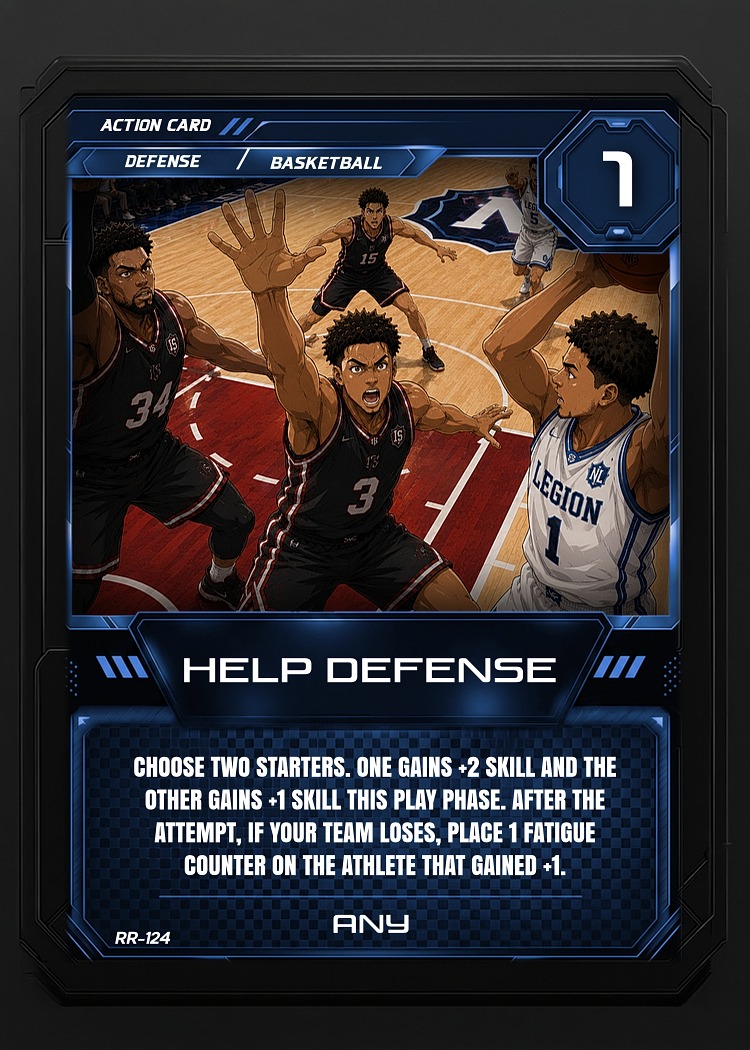 Help Defense card