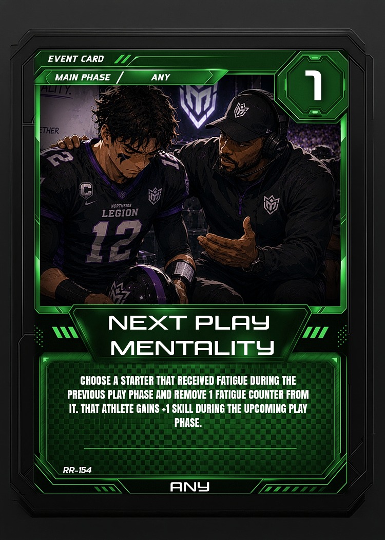 Next Play Mentality card
