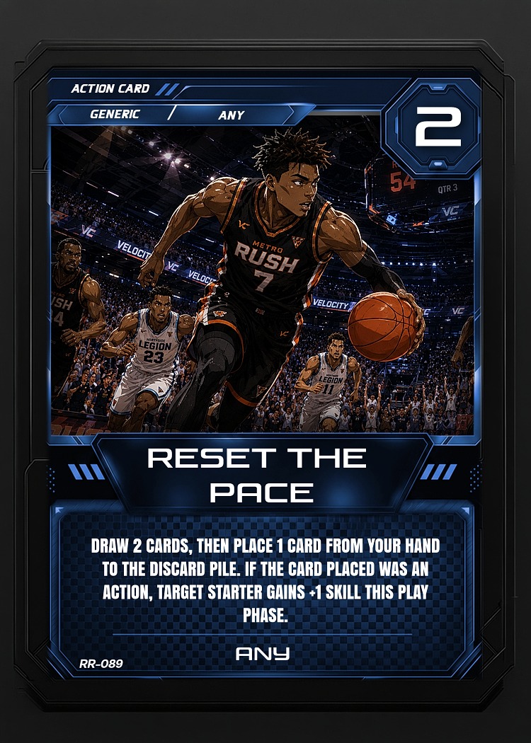 Reset the Pace card