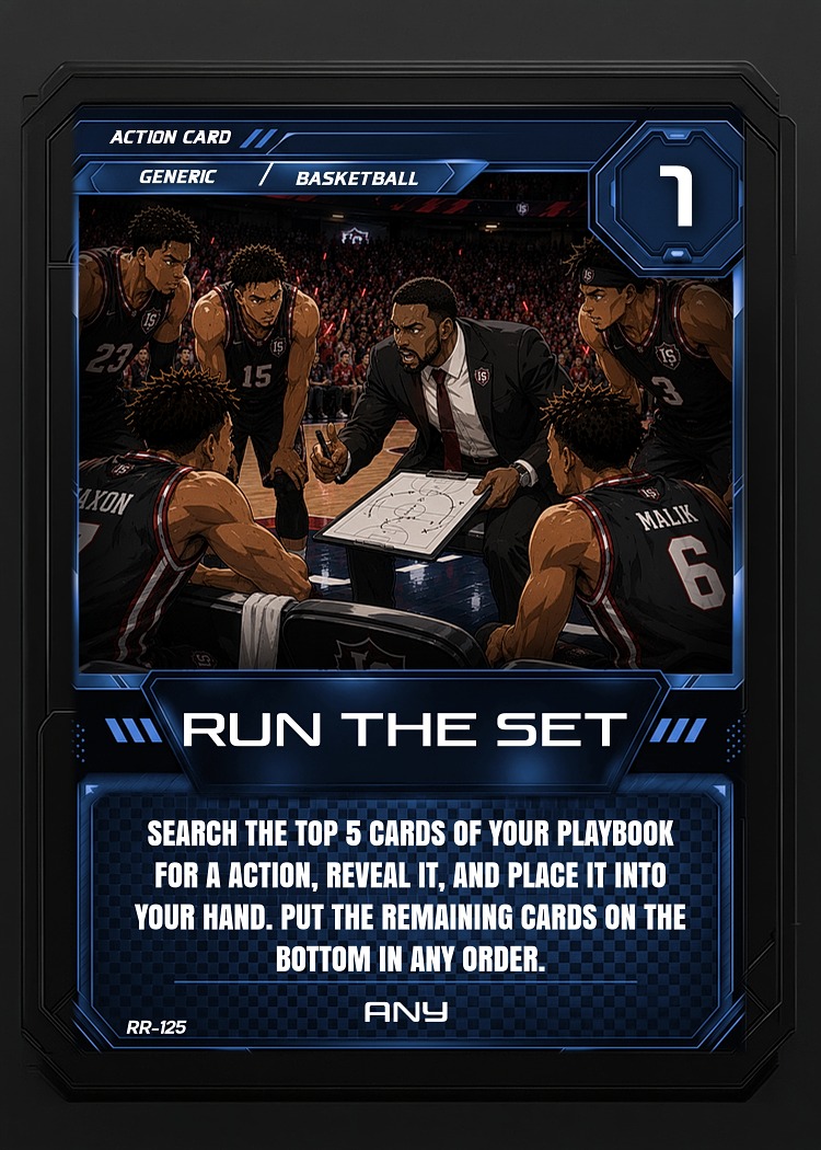Run the Set card