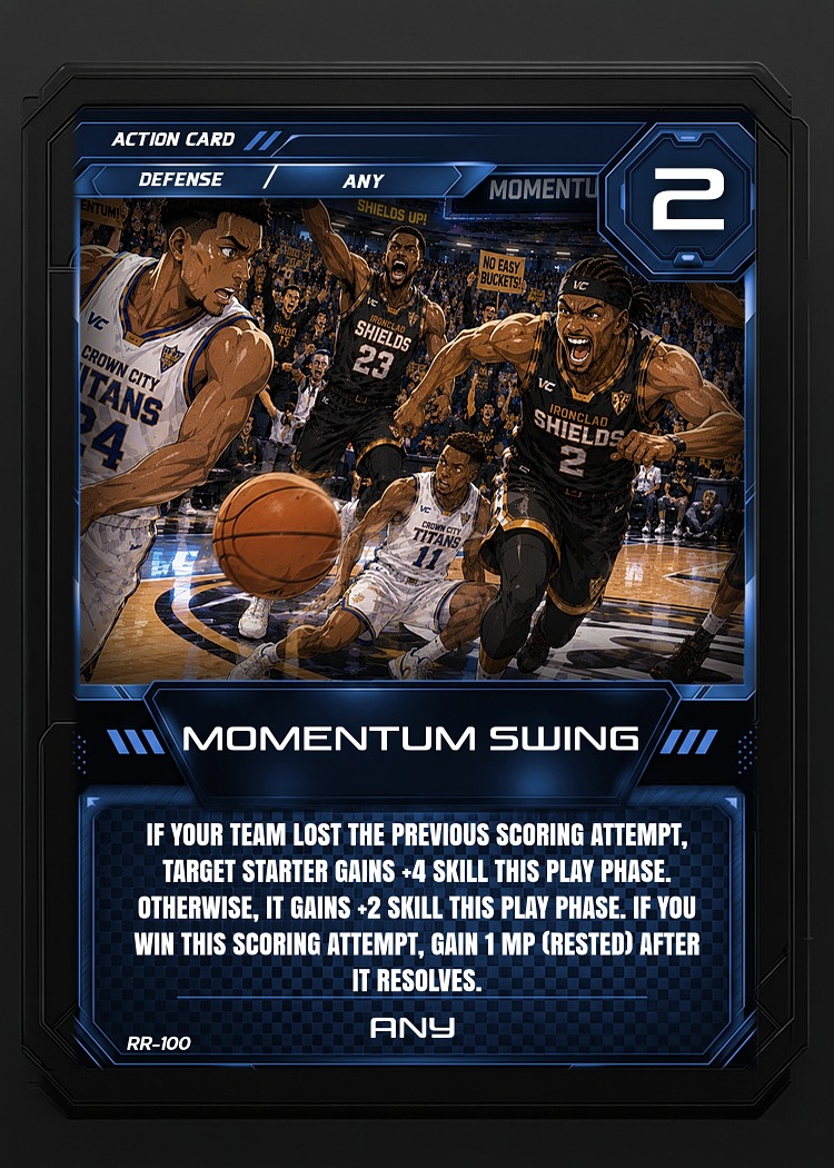 Momentum Swing card