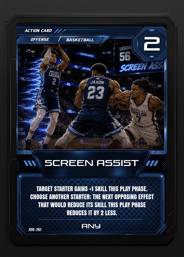 Screen Assist card