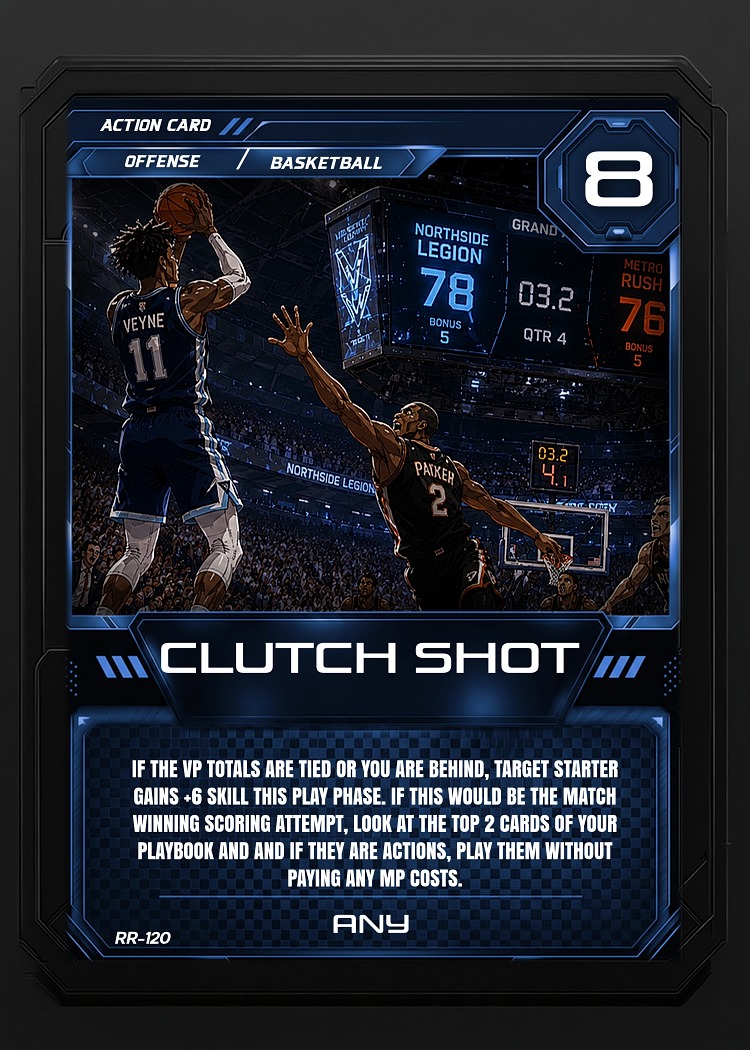 Clutch Shot card