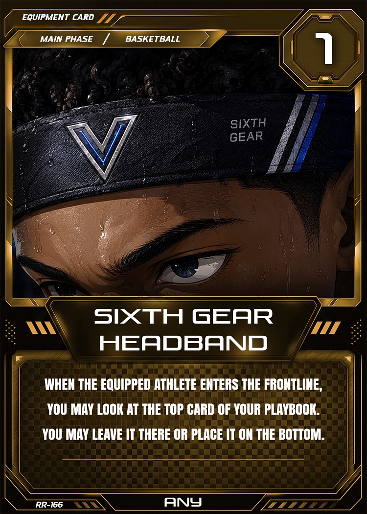 Sixth Gear Headband card
